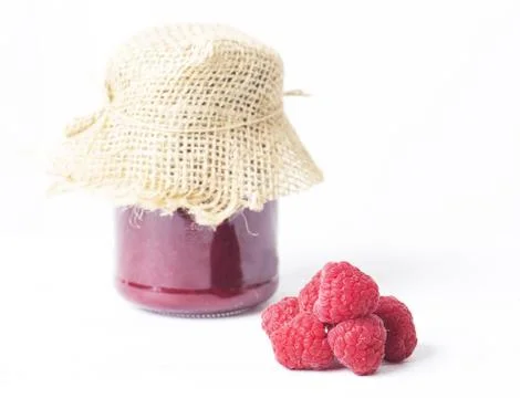 Raspberry jam Stock Photos
