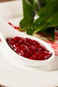 Raspberry Jam Stock Photos