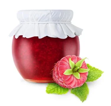 Raspberry jam Stock Photos