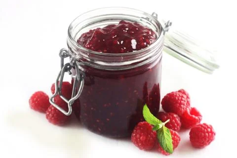Raspberry Jam Stock Photos