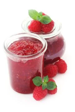 Raspberry Jam Stock Photos