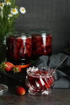 Raspberry jam Foto stock