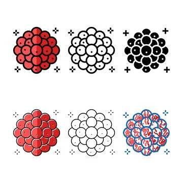 Raspberry jelly candy gummy mix color icon vector 스톡 일러스트