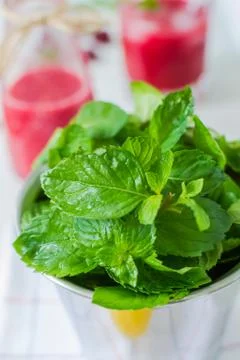 Raspberry juice Stock Photos