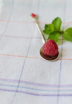 Raspberry juice Stock Photos