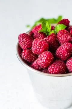 Raspberry juice Stock Photos