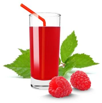 Raspberry juice Stock Photos