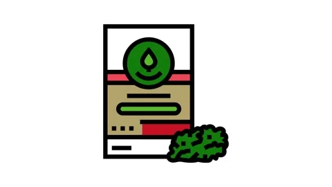 Raspberry leaf tea color icon animation Stock Footage 224952752