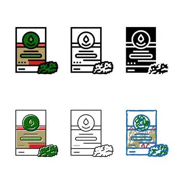 Raspberry leaf tea designs color icon vector Stock Illustration