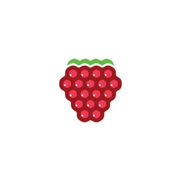 Raspberry logo icon vector design symbol 스톡 일러스트