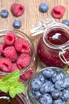 Raspberry marmalade Фото