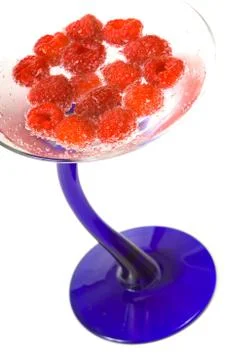 Raspberry martini Stock Photos