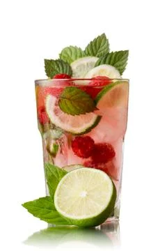 Raspberry mojito Foto stock