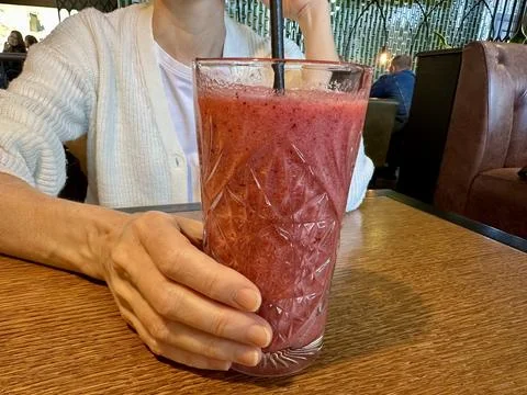 Raspberry Muesli Stock Photos