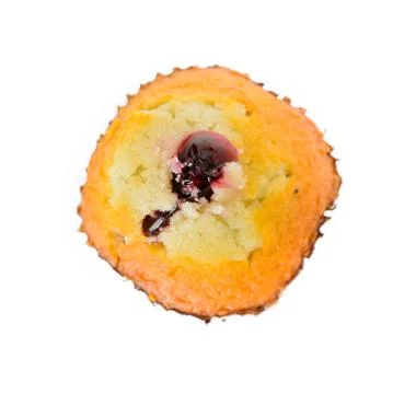 Raspberry muffin Stock Photos