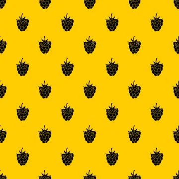 Raspberry or blackberry pattern Stockillustratie