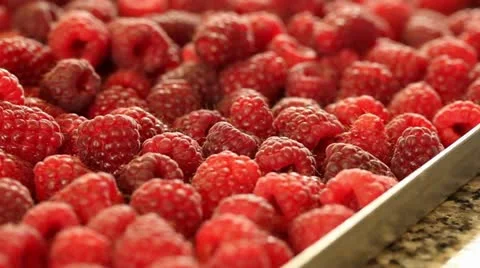 Raspberry pan left 2 Stock Footage 11370511