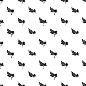 Raspberry pattern seamless Stock Illustration