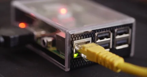 Raspberry Pi 3 single board computer Stock Footage 101115892