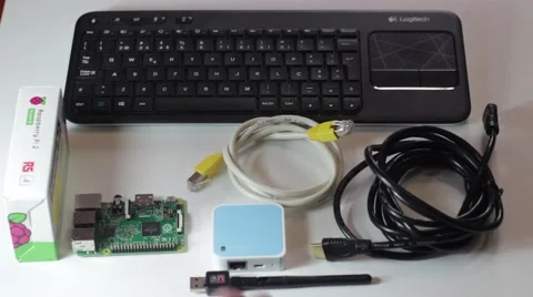 Raspberry PI setup Stock Footage 51838634