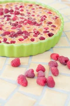 Raspberry pie Stock Photos