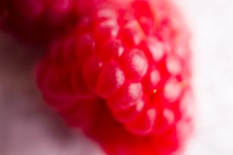 Raspberry, Pink Fruit, Close-Up, Top Down, Highly Detailed 8 Stock Photos