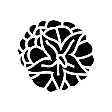 Raspberry ripe delicious fruit glyph icon vector illustration Stock Illustration