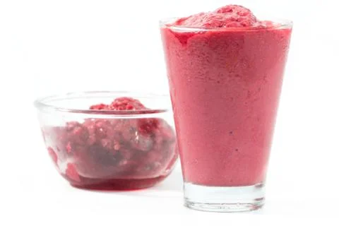 Raspberry smoothis Stock Photos