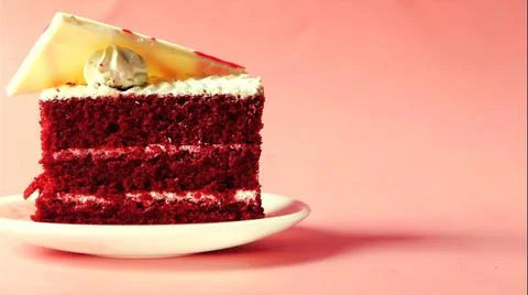 Raspberry sponge cake with white chocolate Stock Photos