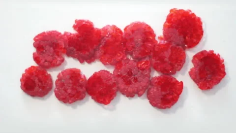 Raspberry Squash HD 001  Stock Footage 166191356