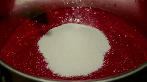 Raspberry with sugar Видео 63321560