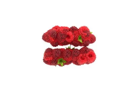 Raspberry symbol = on white background Stock Illustration