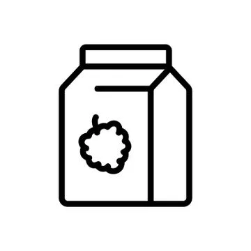 Raspberry syrup icon vector. Isolated contour symbol illustration Illustrazione stock
