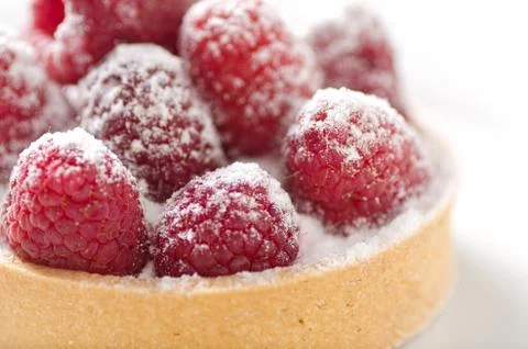 Raspberry tart Stock Photos