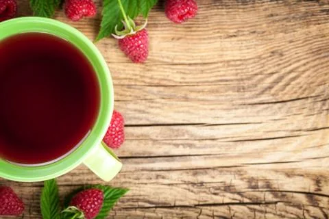 Raspberry tea Stock Photos