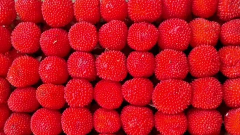 Raspberry Textures for Background Stock Footage 299279002