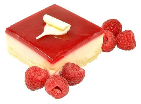 Raspberry Torte Cake Stock Photos