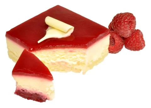 Raspberry Torte Cake Stock Photos