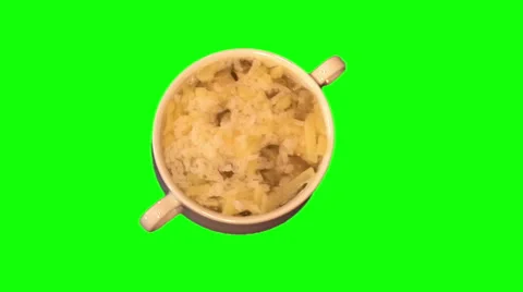 Rassolnik with pickled cucumbers Stock Footage 46561994