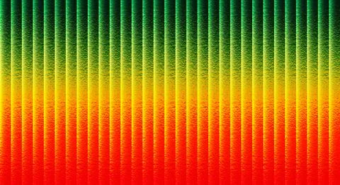 Rasta Gradient: Vertical Stripes of Green, Yellow, and Red Texture Stock Illustration