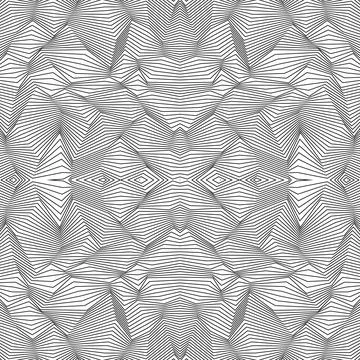 Raster abstract lines pattern. Waves background Illustrazione stock
