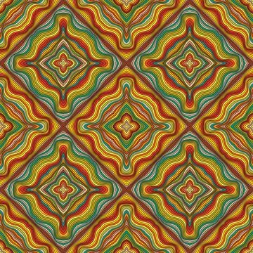 Raster abstract lines pattern. Waves background 스톡 일러스트