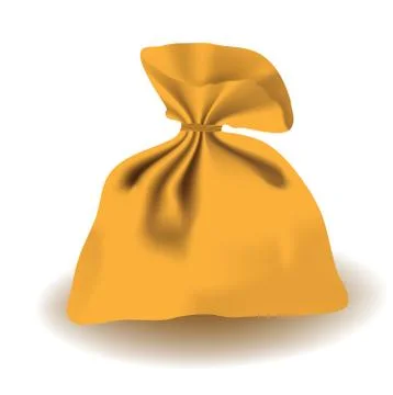 Raster. ancient bag Stock Illustration