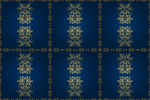 Raster cute pattern in small flower. Motley illustration. The elegant the templa イラスト素材