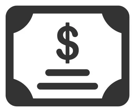 Raster Flat Financial Bond Icon 스톡 일러스트
