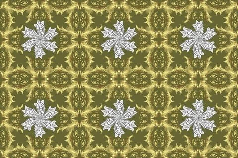 Raster. Gorgeous seamless patchwork pattern from colorful Portuguese tiles. Patt イラスト素材