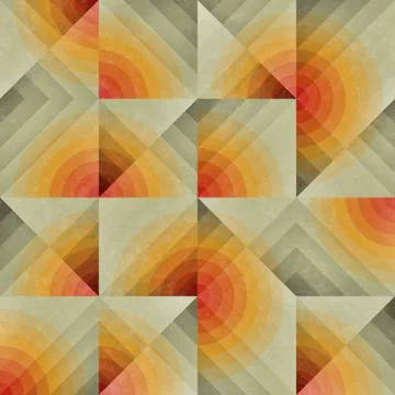 Raster Seamless Geometric Pattern Illustrazione stock