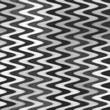 Raster Seamless Greyscale Texture. Gradient Wavy Lines Pattern. Subtle Abstract 스톡 일러스트