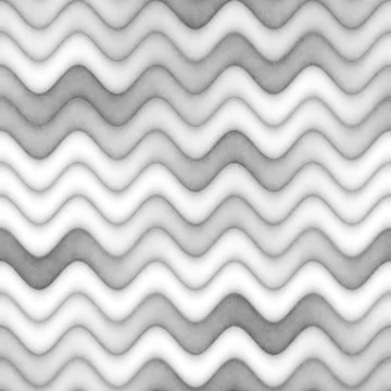 Raster Seamless Greyscale Texture. Gradient Wavy Lines Pattern. Subtle Abstract Illustrazione stock