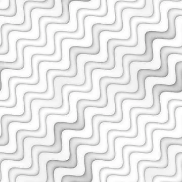 Raster Seamless Greyscale Texture. Gradient Wavy Lines Pattern. Subtle Abstract イラスト素材